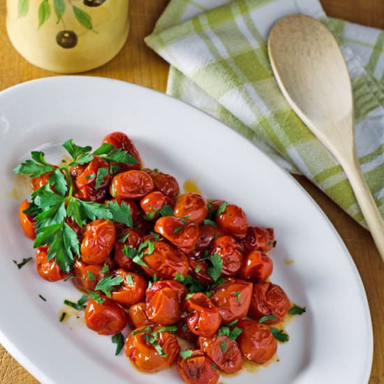SIMPLE ROASTED TOMATOES