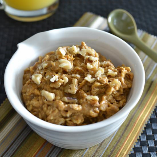 Pumpkin Pie Oatmeal