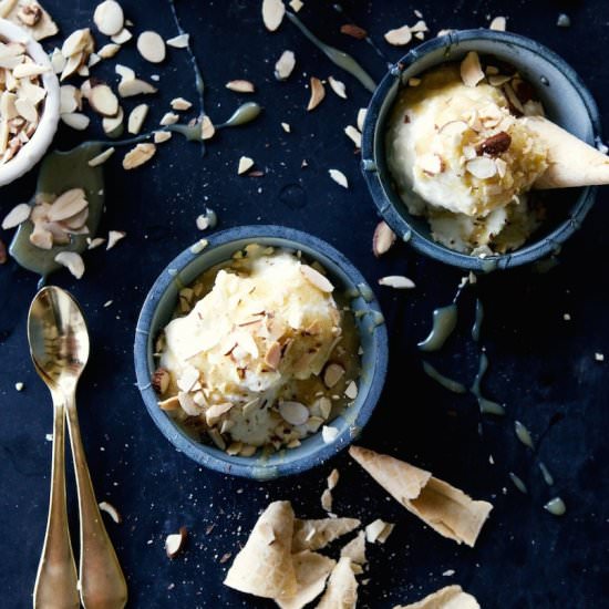 No-Churn Chai Ice Cream