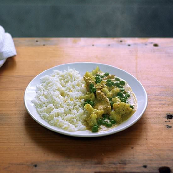 Chicken Curry with Peas