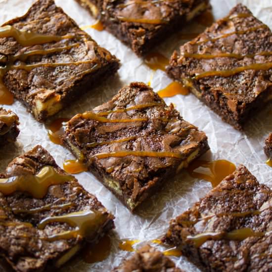 Salted Caramel Twix Brownies