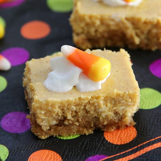 Pumpkin Cheesecake Bars