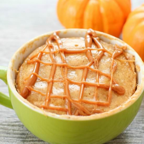 Pumpkin Spice Mug Cake