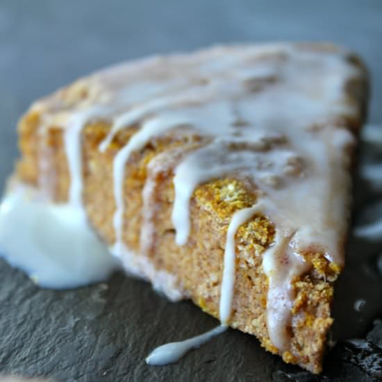 Cinnamon Drizzle Pumpkin Scones