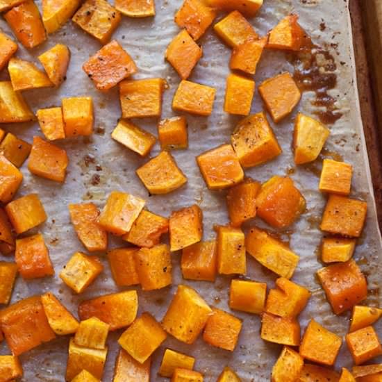 Maple Roasted Butternut Squash