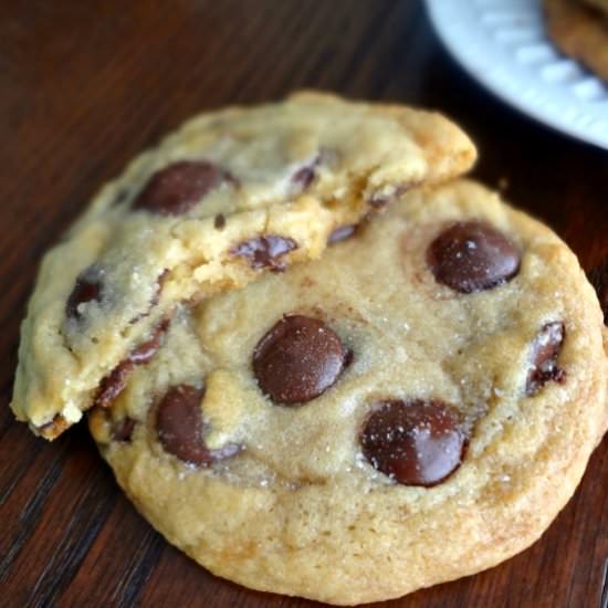 Salted Caramel Choc Chip Cookies