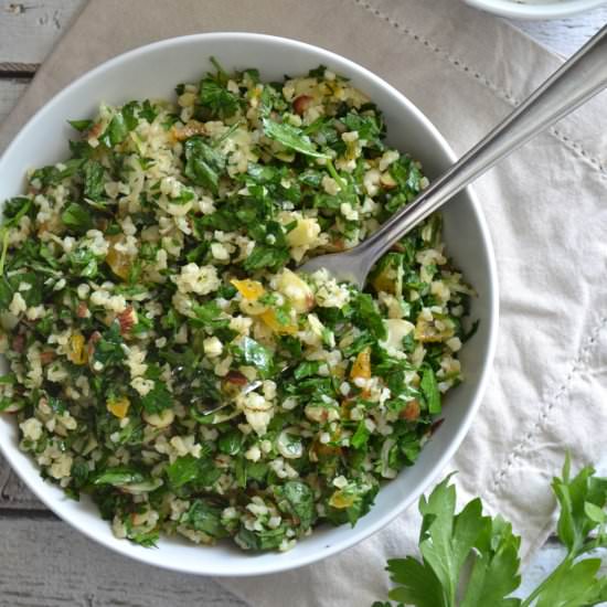 Parsley Salad with Almonds