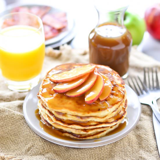 Cinnamon Apple Pancakes