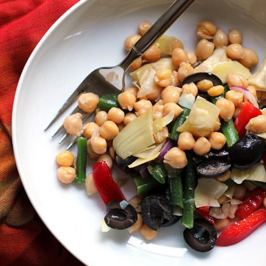 Chickpea Nicoise Salad