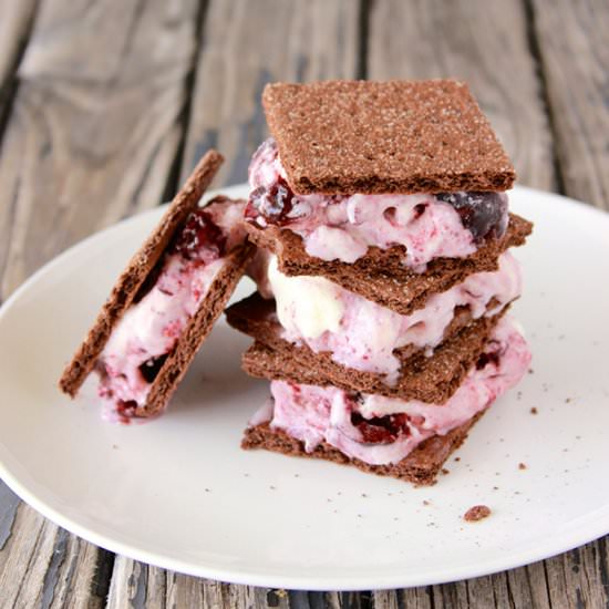 Cherry Vanilla Chocolate Squares