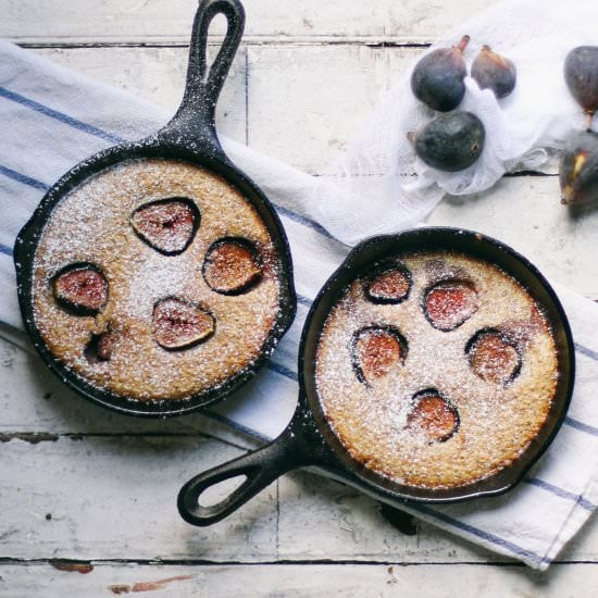 Fig & Brown Sugar Clafoutis