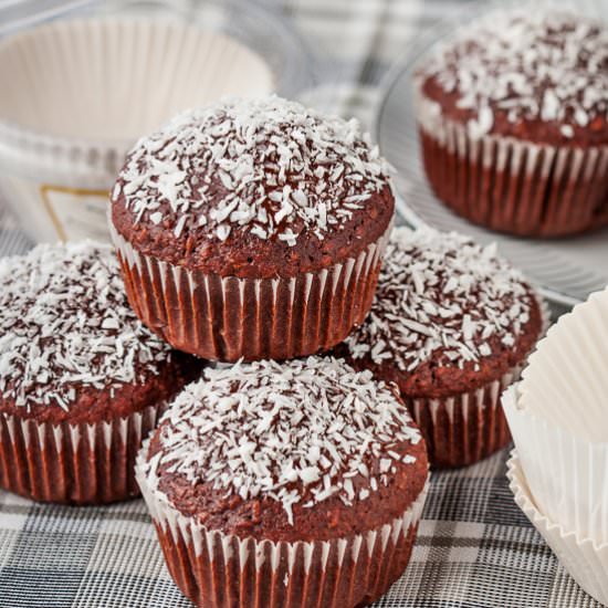 Chocolate Coconut Muffins