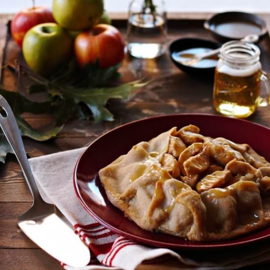 Apple Crostata w Bourbon Cider