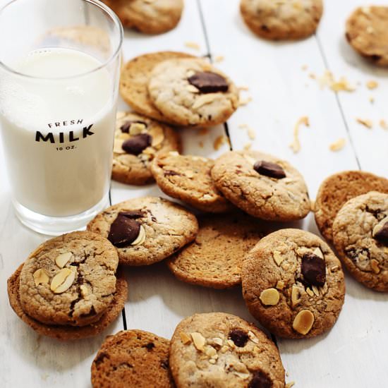 Chocolate Chunk Almond Cookies