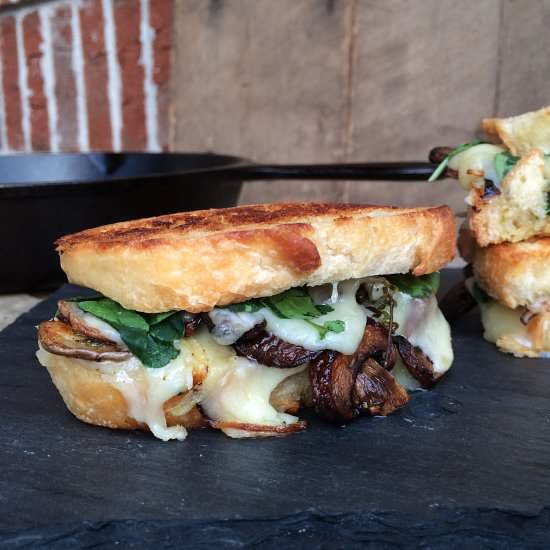 Mushroom & Thyme Grilled Cheese