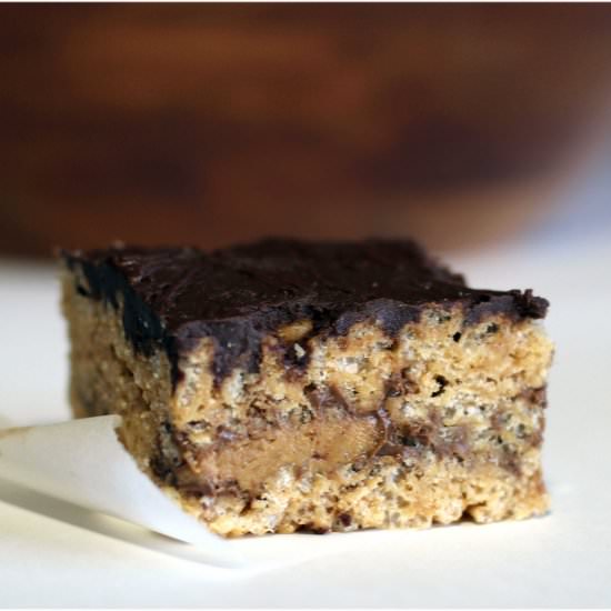 Peanut Butter Cup Rice Krispys