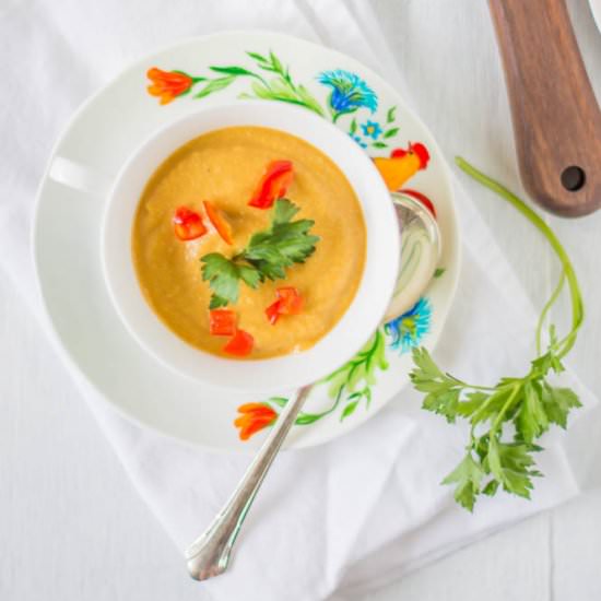 Sweet Potato + Parsnip Soup
