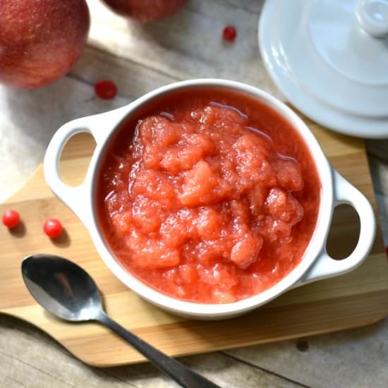 Cinnamon Apple Pear Sauce