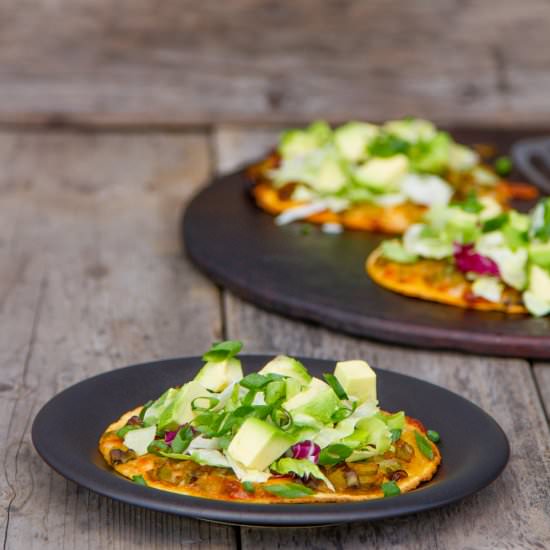 Roasted Chile Tostadas