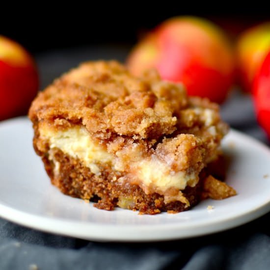 Cream Cheese Apple Coffee Cake