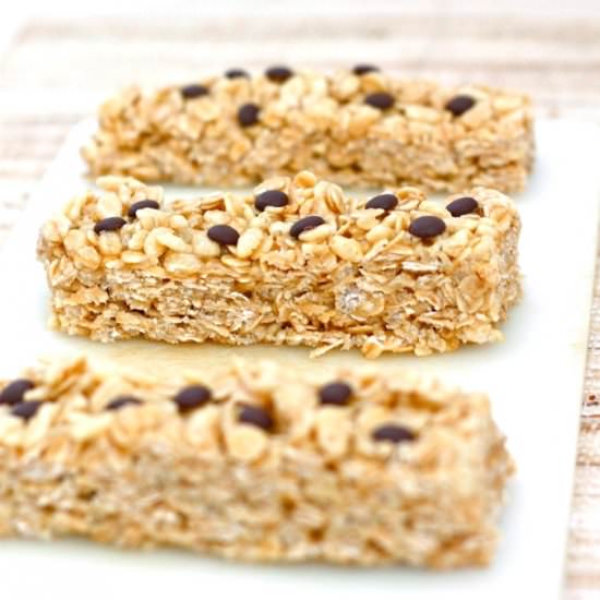 No Bake Kettle Corn Granola Bars