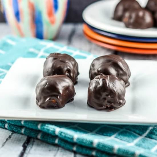 Pumpkin Cookie Dough Truffles