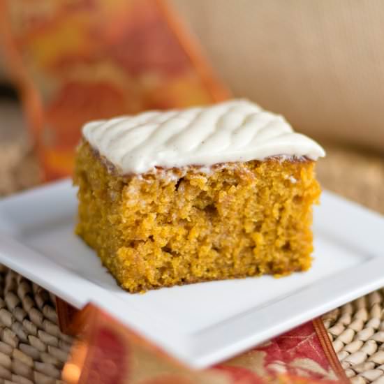 Pumpkin Sheet Cake