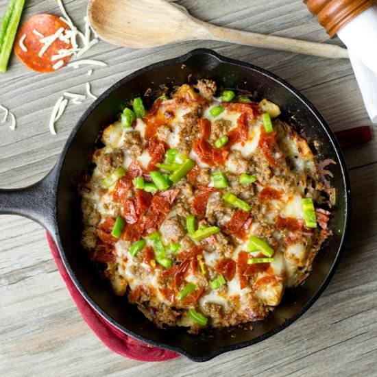SKILLET PIZZA POTATOES