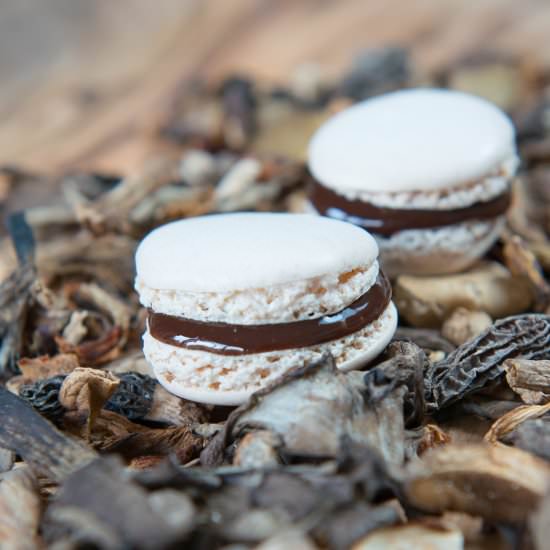 Black Truffle Macarons
