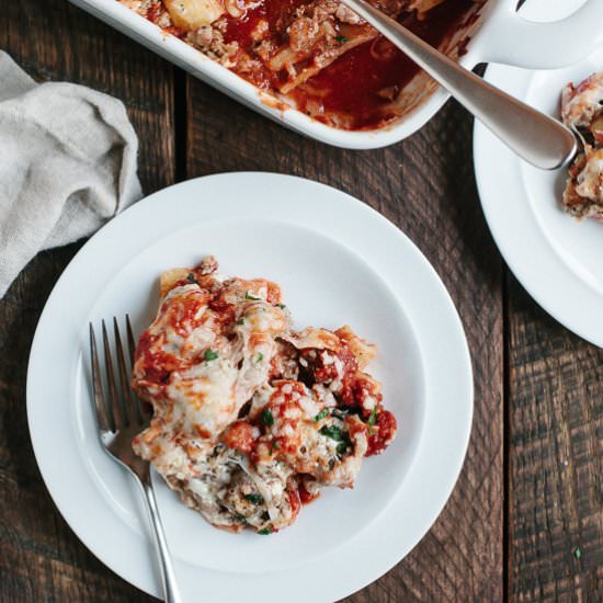 Sausage Swiss Chard Rigatoni