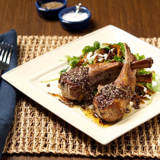 Roasted Za’atar Lamb with Mejadra