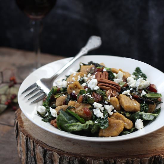Whole Wheat Pumpkin Gnocchi w/ Sage