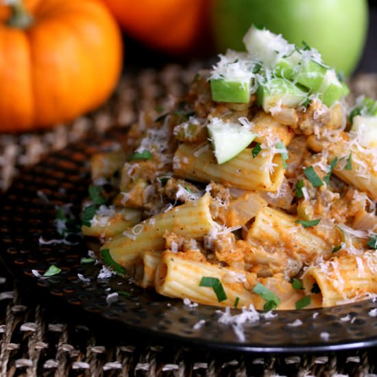Pumpkin Pasta with Sausage