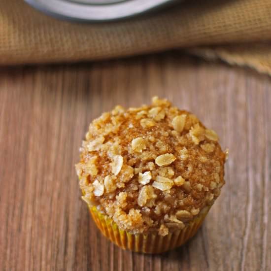 Healthy Cinnamon Pumpkin Muffins