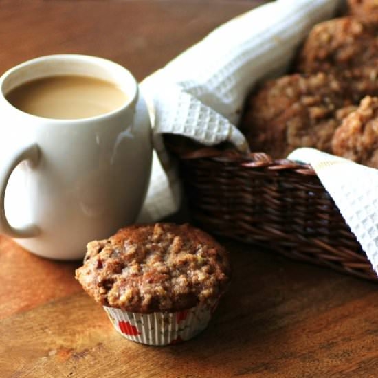 Apple Cranberry Nut Muffins