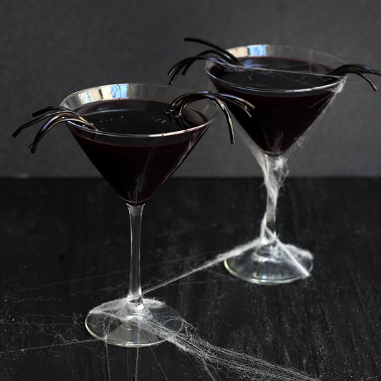 Black Licorice Widow Martini