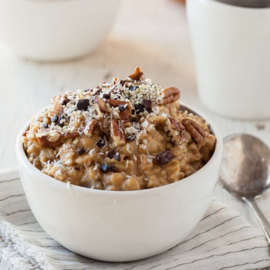 Pumpkin Spice Oatmeal