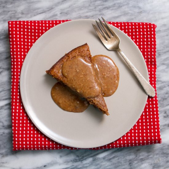 Spiced Toffee Date Cake