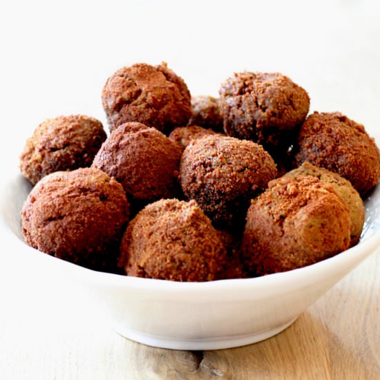 Pumpkin Spice Donut Holes