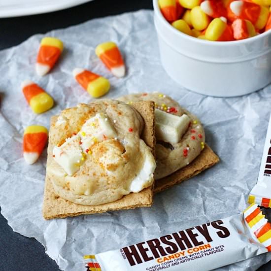 White Chocolate Candy Corn S’mores