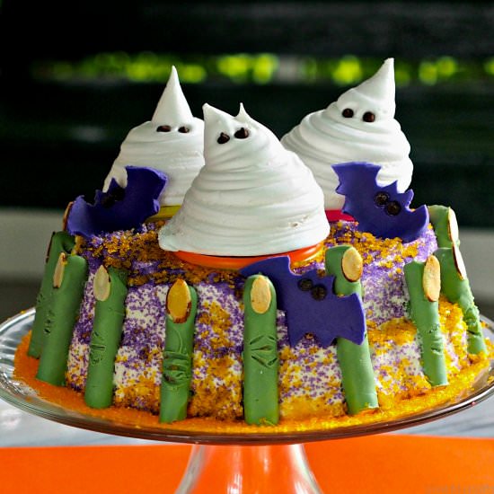 Halloween Glow Cake
