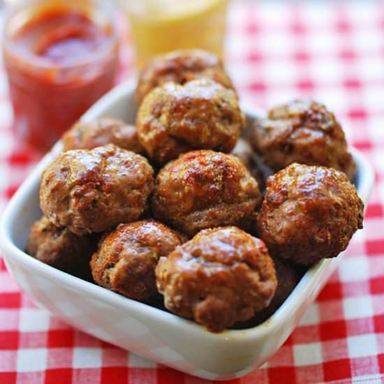 Baked Cocktail Meatballs