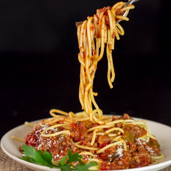 Spaghetti with Meat Sauce