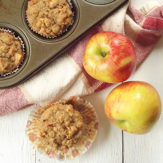 Apple Chunk Apple Cider Muffins