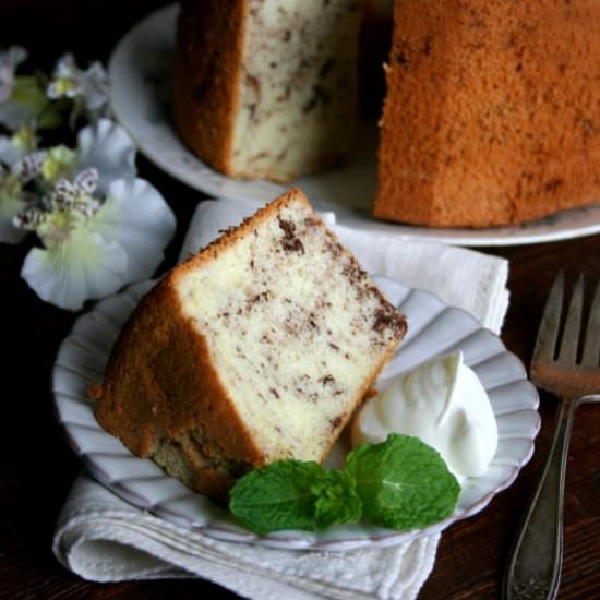 Chocolate Marble Chiffon Cake