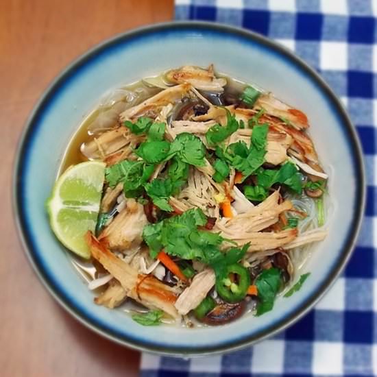 Pulled Pork Noodle Bowl
