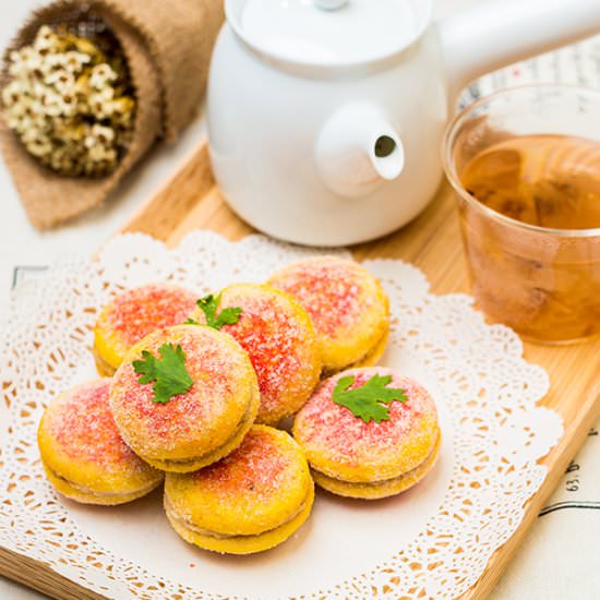 Faux Peach Cookies
