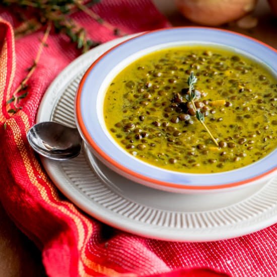 Green Lentil Soup