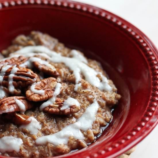 Cinnamon Roll Spice Oatmeal