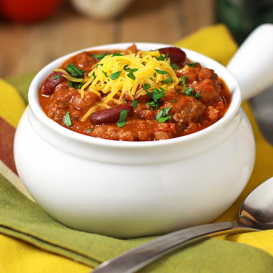 Easy Slow Cooker Chili